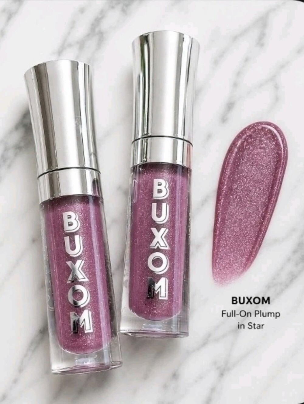 2 tubes Buxom STARR Full On Plumping Lip Polish .07 oz ea NWOB!